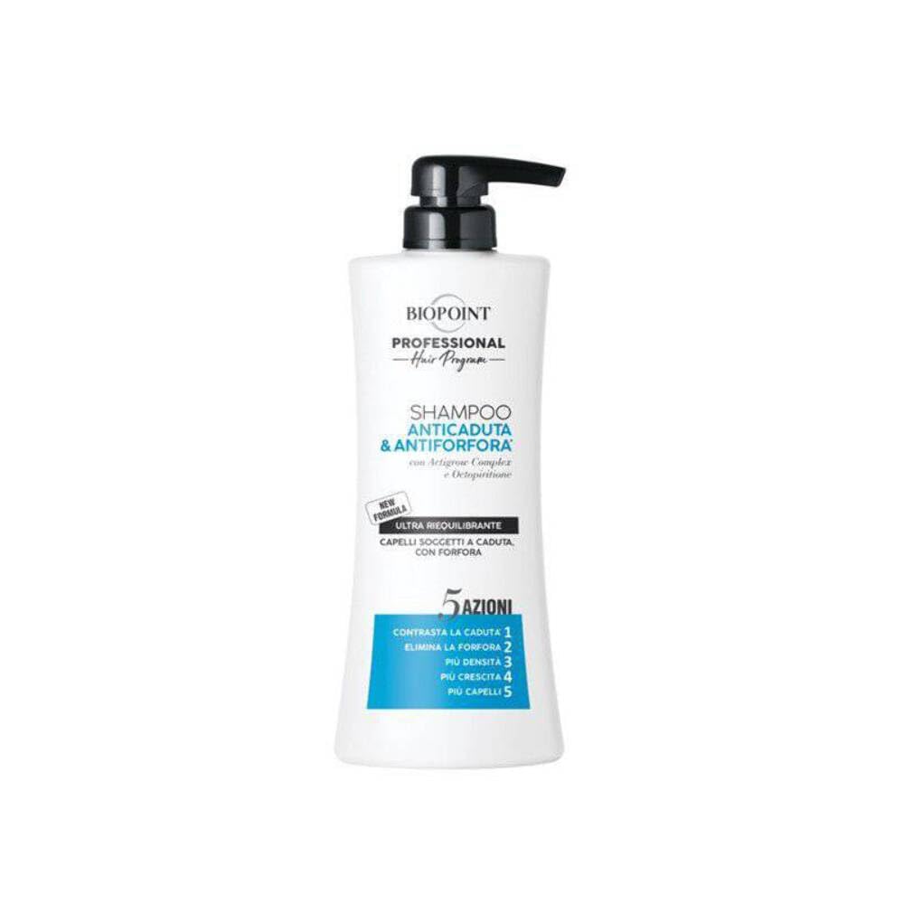 Шампунь Biopoint Professional 5 Action Anti-Dandruff & Anti-Dandruff Ultra Balancing 400 мл, фото №1