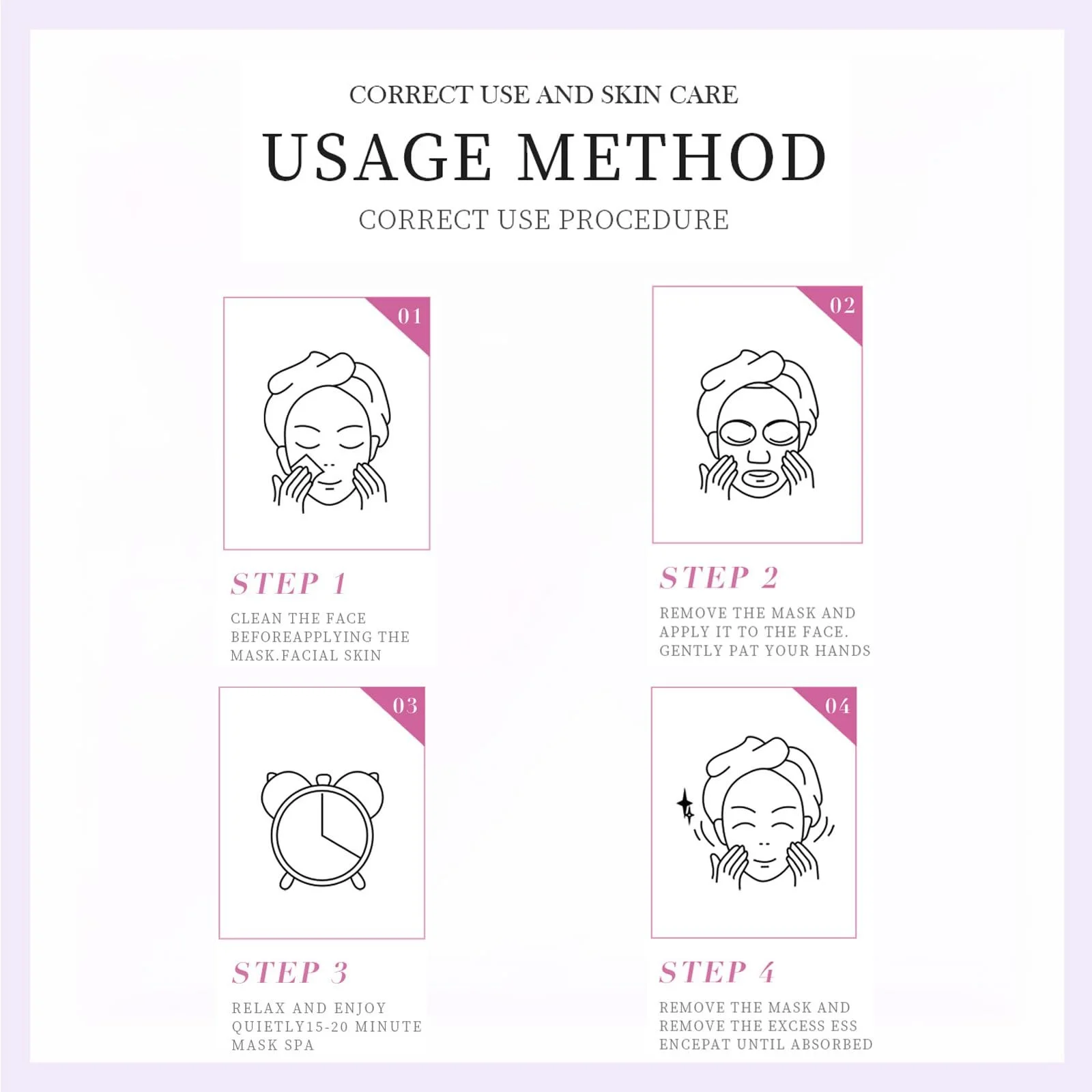 Маска для обличчя Probuk Набір 6 типів Фруктова маска для обличчя, Зволожуючі тканинні маски, фото №6