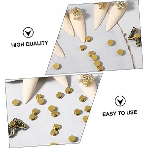 Стразы для ногтей Золотые, 20 шт synthetic.ua - Фото 1