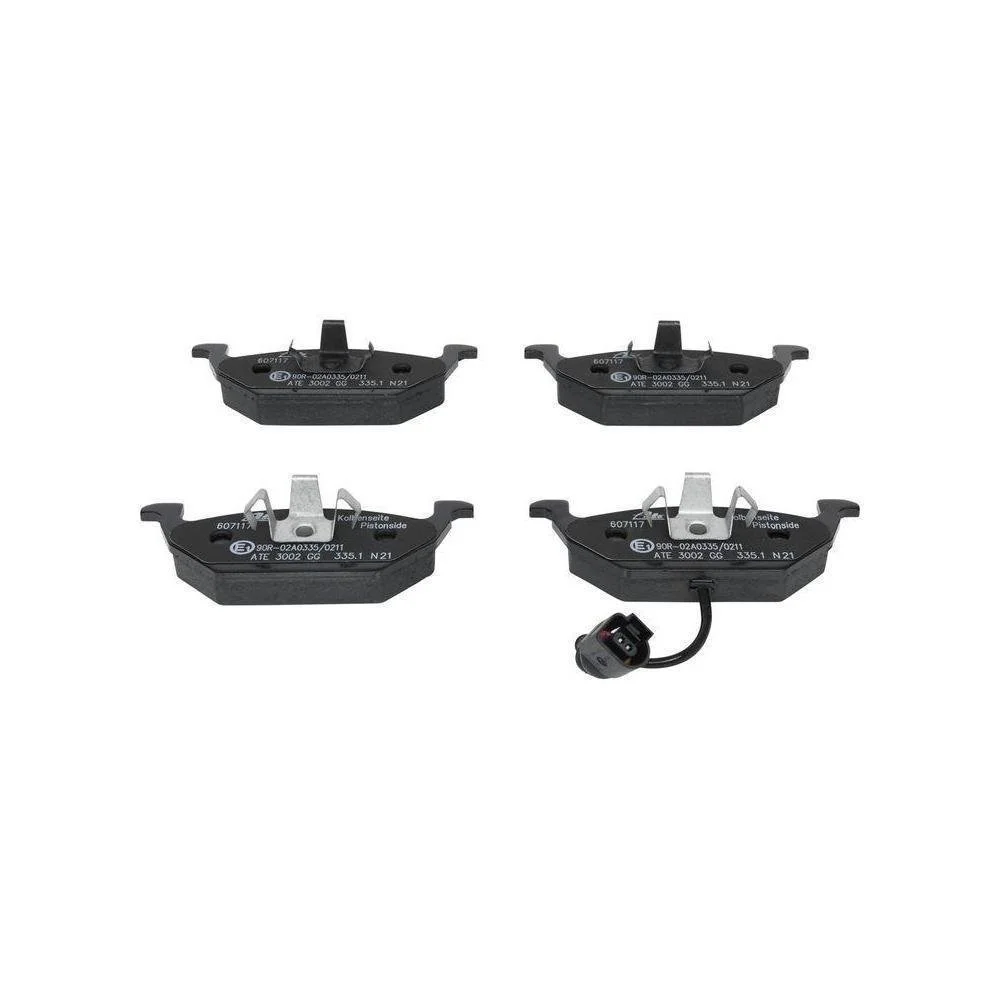 Комплект гальмівних колодок, дискове гальмо ATE 13.0460-7117.2 для SEAT SKODA VAG, фото №2 Комплект гальмівних колодок, дискове гальмо ATE 13.0460-7117.2 для SEAT SKODA VAG, фото №2