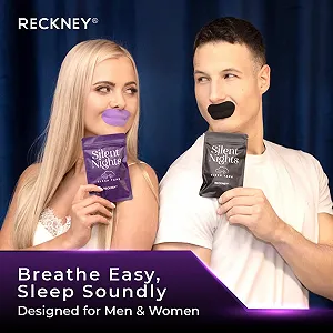 Пластыри от храпа RECKNEY 30 шт, Фиолетовый synthetic.ua - Фото 1