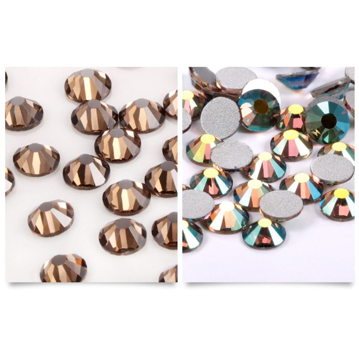 Стразы Прозрачные, Черные 1.5-1.6 мм, 1440 шт, фото №5