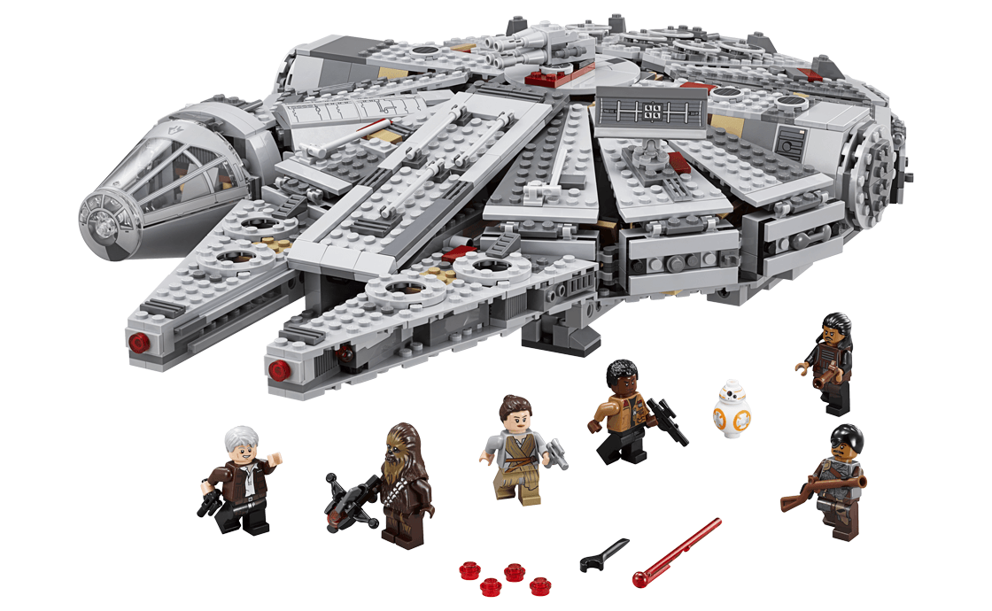 Конструктор LEGO Сокол Тысячелетия 1330 деталей 75105, фото №2