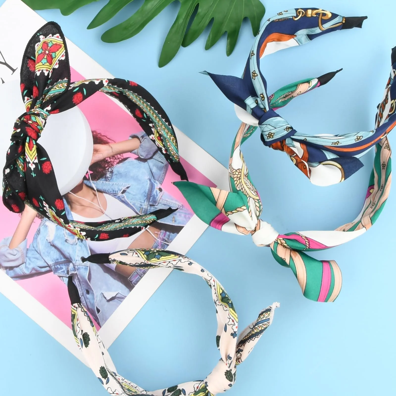 Набір обручів на голову для жінок, 4 шт., фото №7