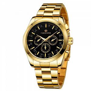 Годинник Forsining 6917 Gold-Black - Фото 1