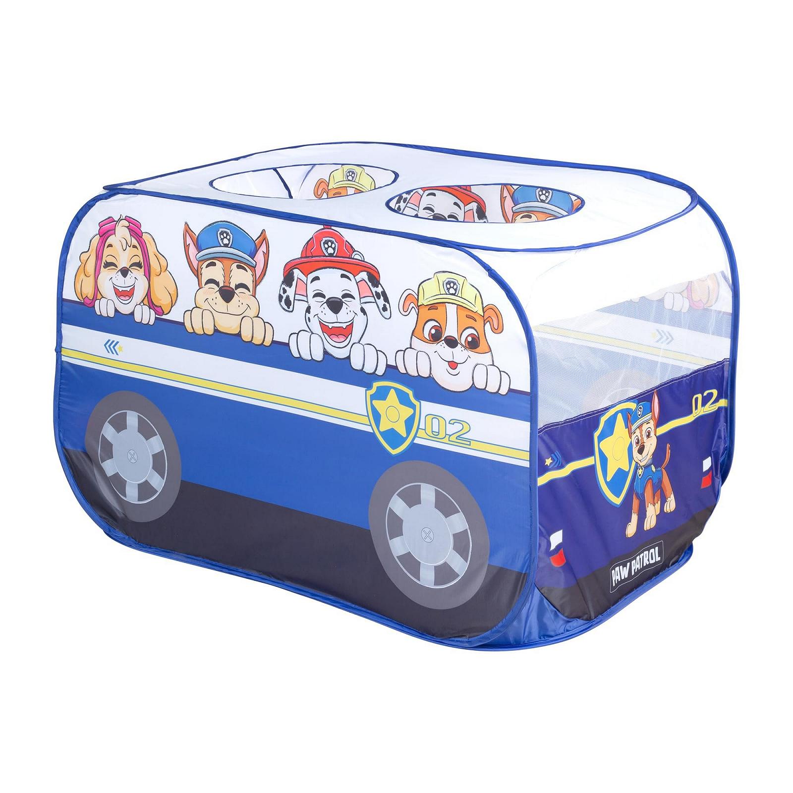 Намет ігровий Roba Paw Patrol Pop-Up у формі автомобіля, синій/білий, фото №4