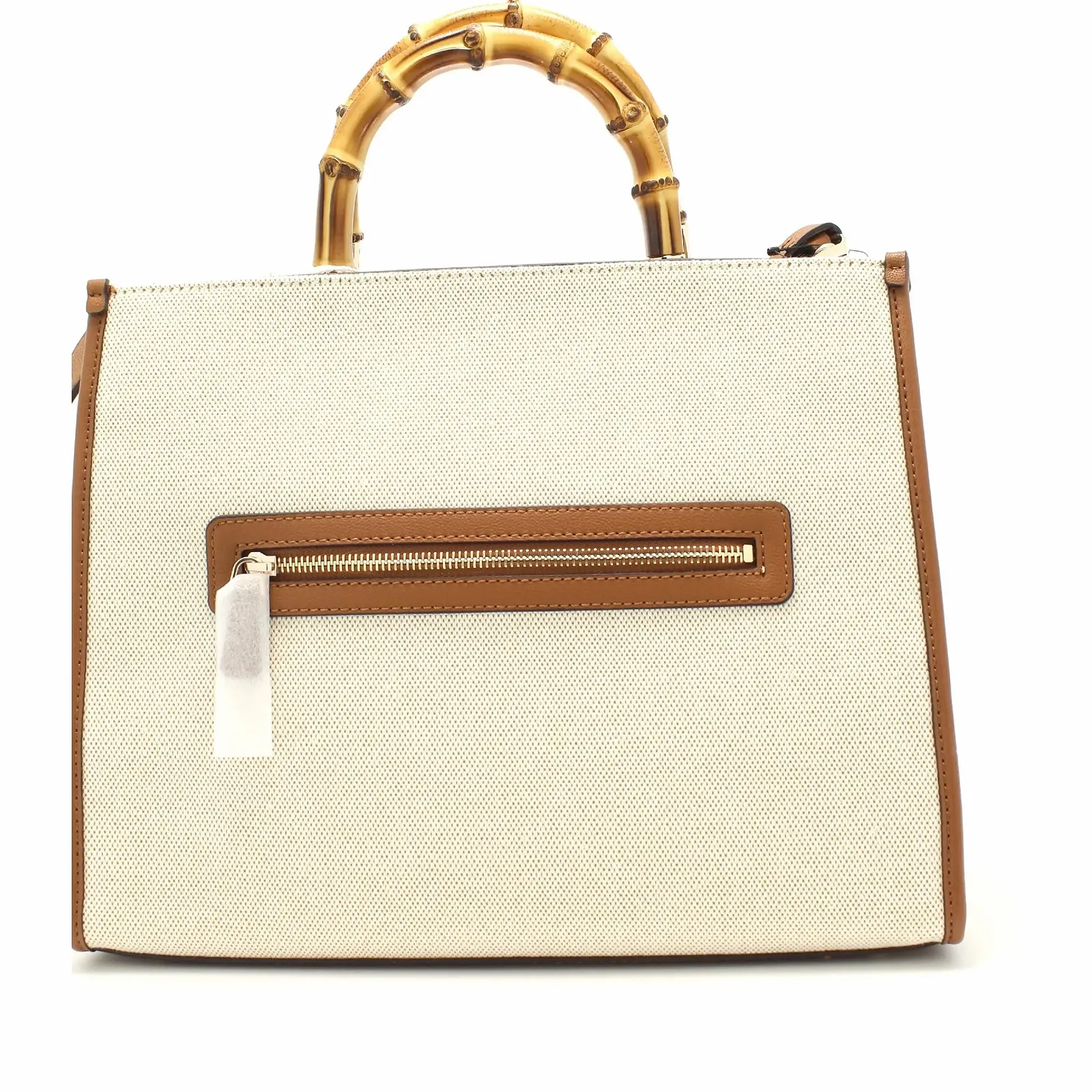 Сумка GUESS Kerima Bamboo 2 Compartment Tote Natural/Latte Logo, фото №6 Сумка GUESS Kerima Bamboo 2 Compartment Tote Natural/Latte Logo, фото №6