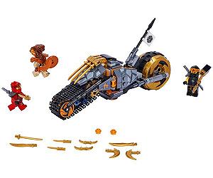 Конструктор LEGO NINJAGO Раллийный мотоцикл Коула (70672) synthetic.ua - Фото 1
