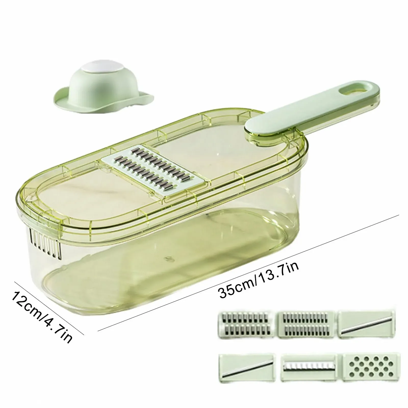 Овочерізка для кухні з контейнером для картоплі, моркви, фото №5