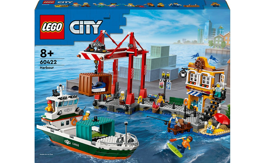 Конструктор Лего LEGO City Морская гавань с грузовым судном (60422), фото №1