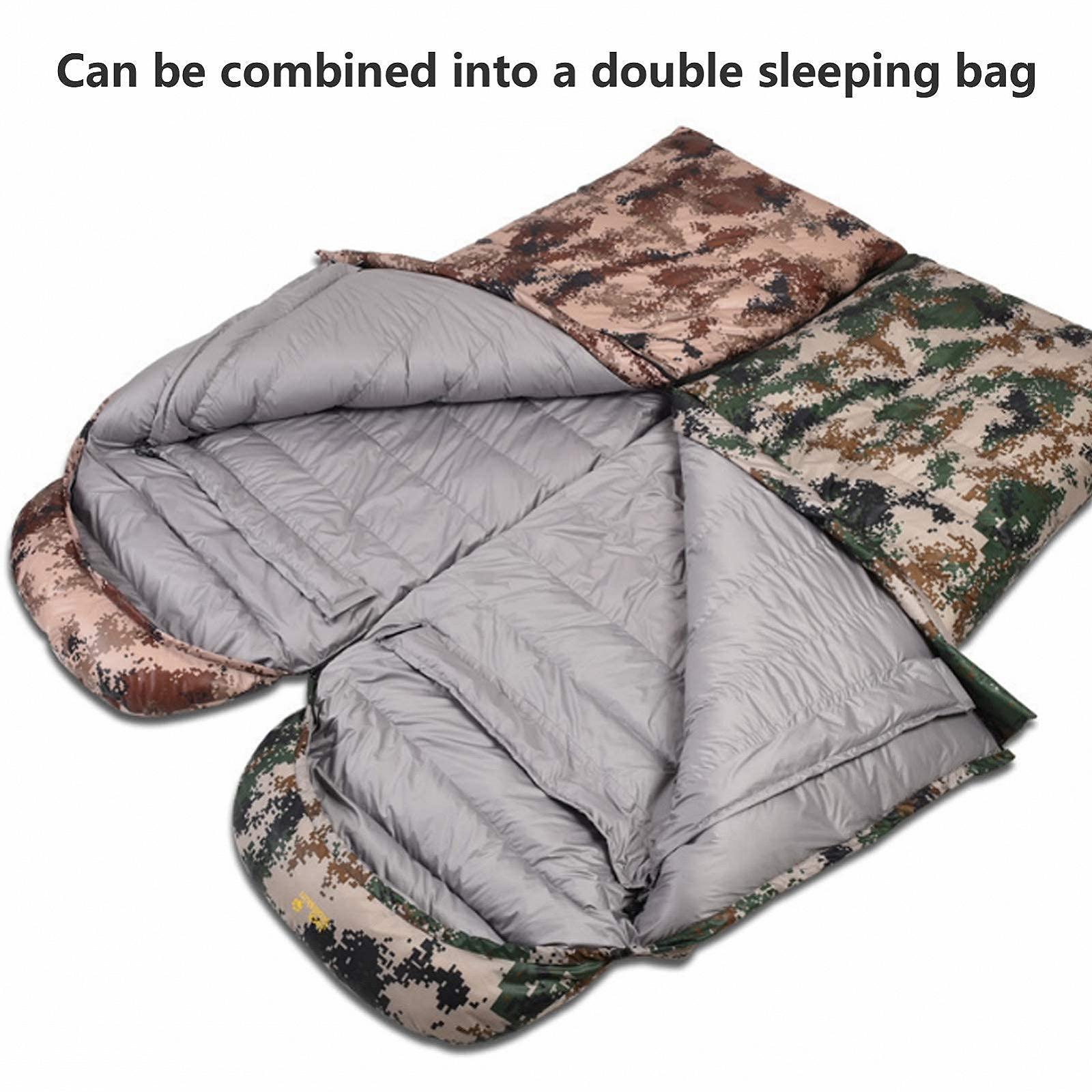 Спальний мішок MYVVKIA Полегшений Пуховий Камуфляжний Водонепроникний Зелений, фото №6 Спальний мішок MYVVKIA Полегшений Пуховий Камуфляжний Водонепроникний Зелений, фото №6