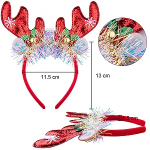 Обруч BQTQ Рождественский, 12 шт synthetic.ua - Фото 1