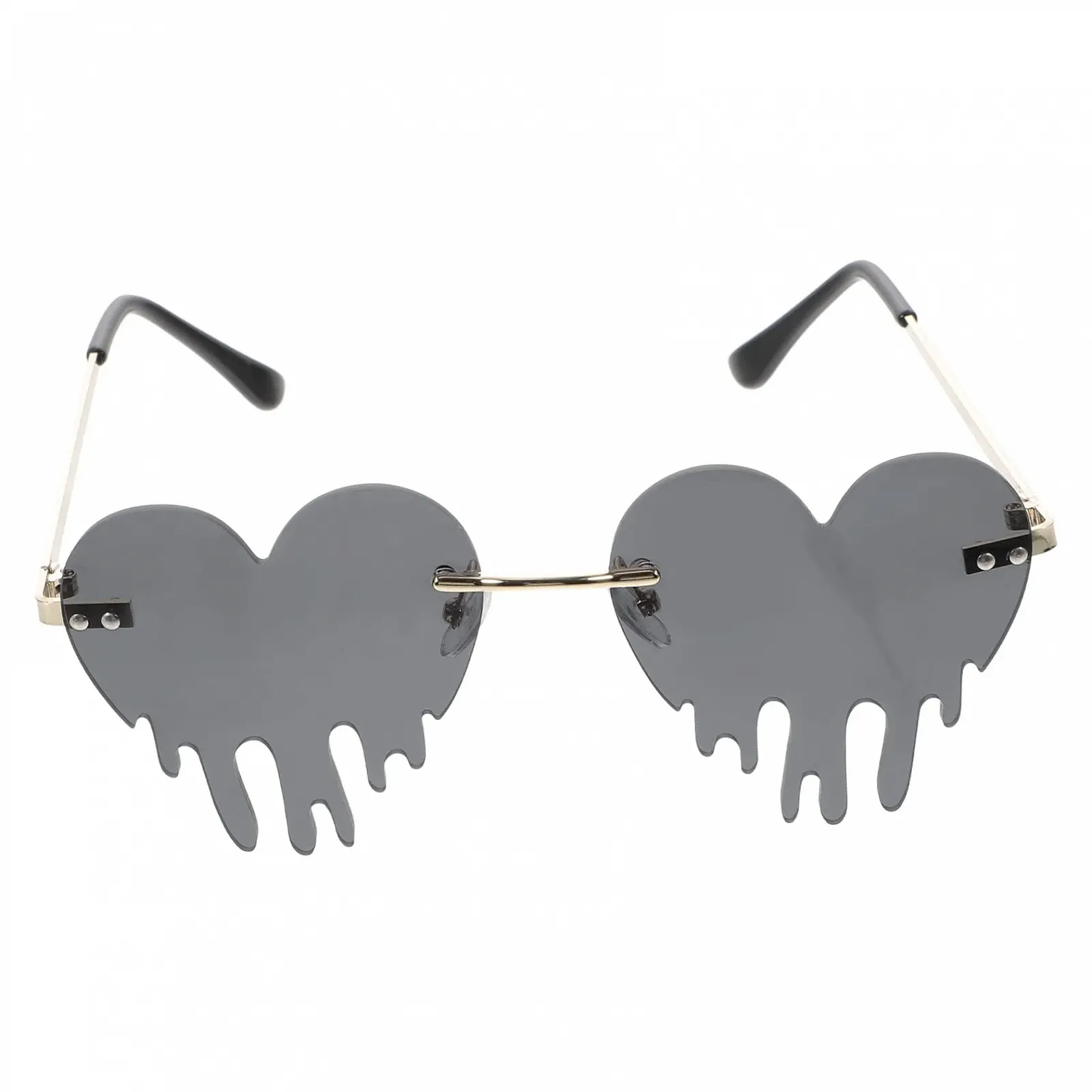 Солнцезащитные Очки Сердцеобразные COLLBATH Tears Безоправные, фото №1