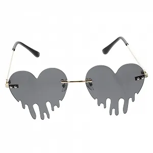 Солнцезащитные Очки Сердцеобразные COLLBATH Tears Безоправные - Фото 1