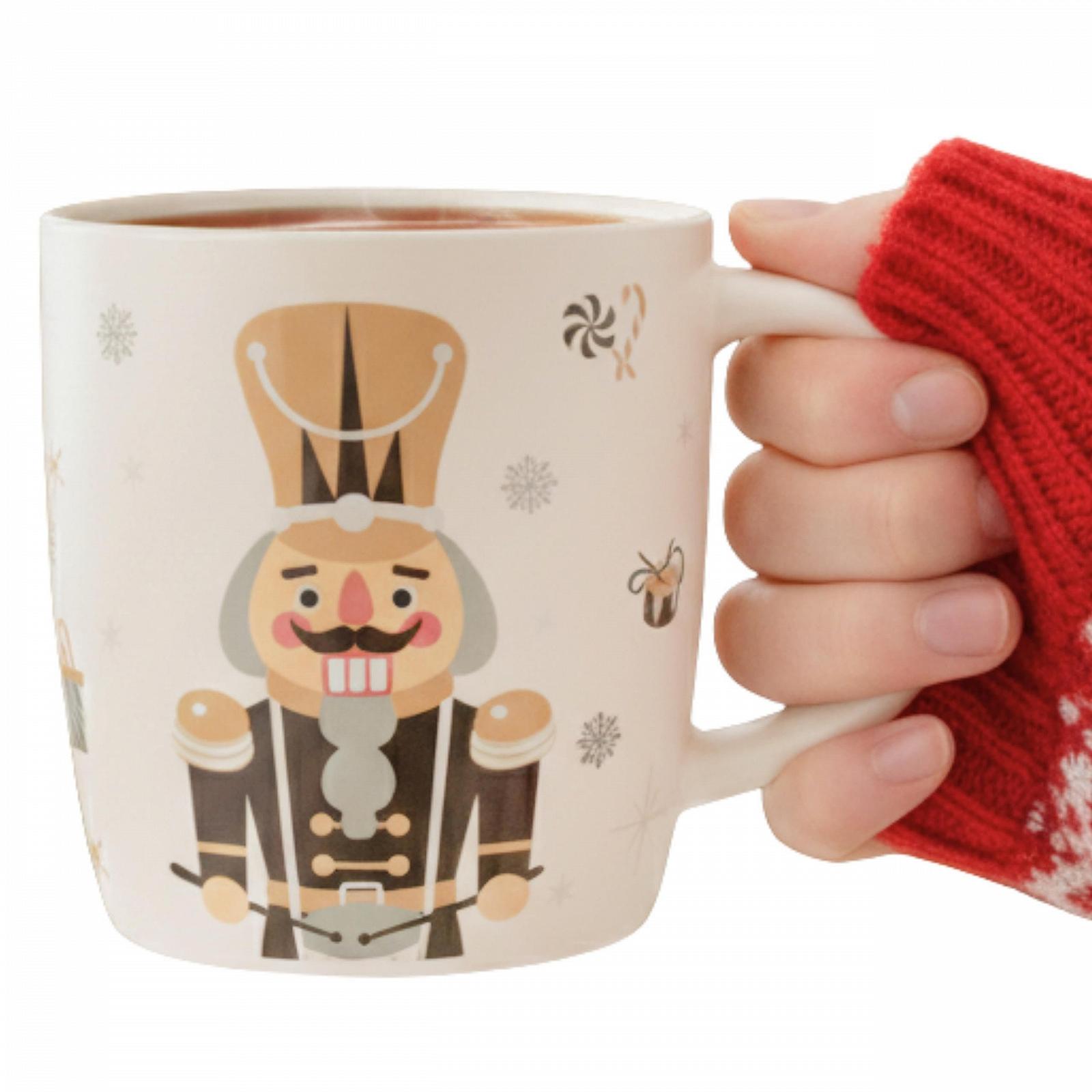 Різдвяна Кружка sarcia.eu Лускунчик - Упакована в подарункову коробку, кремова 365 мл (A), фото №3