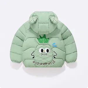 Унисекс Детский Теплый Пуховик Повседневная Пуховая Куртка Толстая Хлопковая Куртка Однотонное Зимнее Пальто Модная Детская Куртка Термо Пальто Переходная Куртка Ветрозащитная synthetic.ua - Фото 1