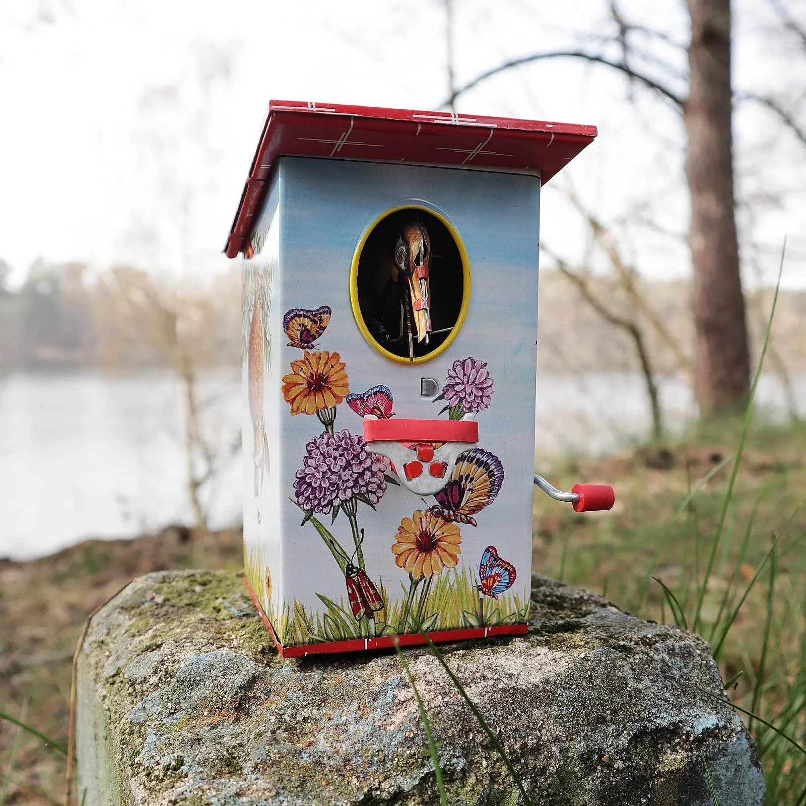 Жерстяна скарбничка Freak Scene Woodpecker Bird Модель 02, фото №8