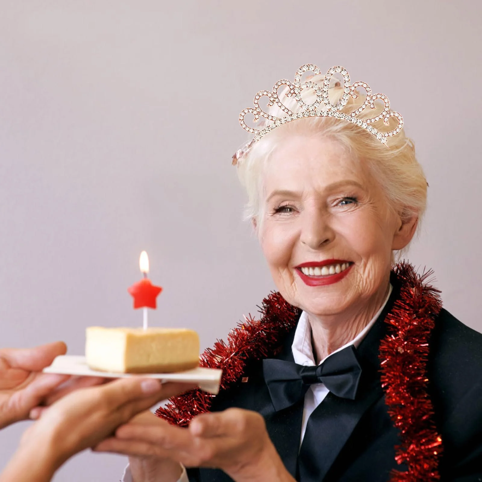 Обруч для волосся зі стразами, жіночий, вінтажний, фото №4