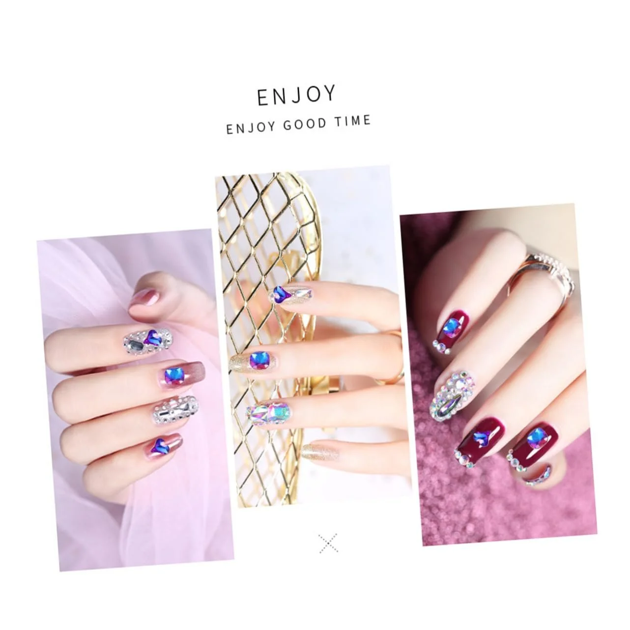 Наклейки для нігтів FRCOLOR 60 шт, прикраси для манікюру, фото №9