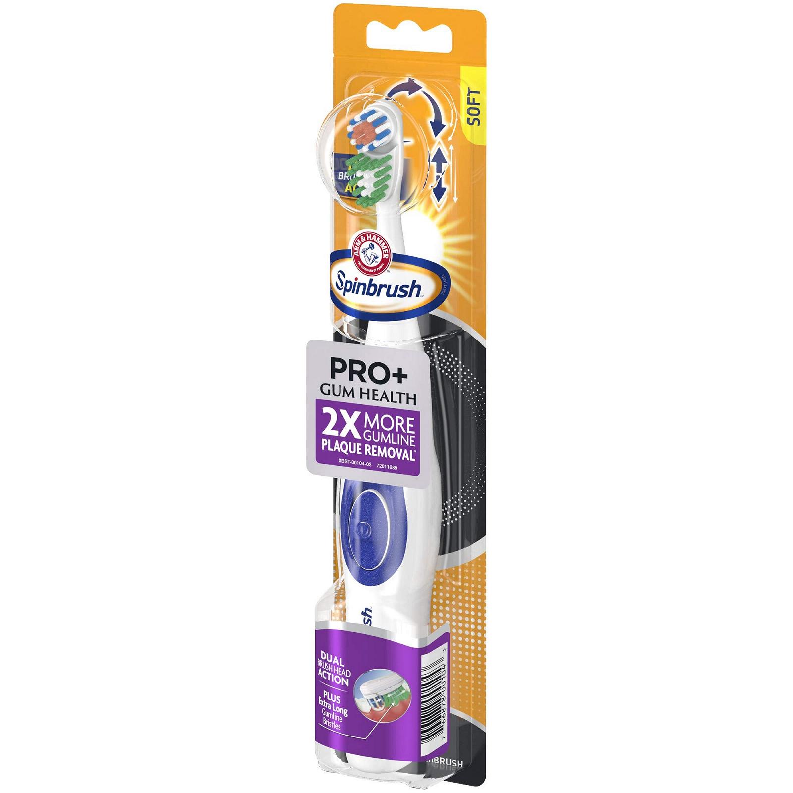 Зубная щетка с батарейным питанием Spinbrush Really Radiant Clean & Fresh, фото №11