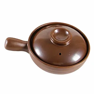 Керамическая кастрюля PRETYZOOM для супа и риса с боковыми ручками термостойкая - Фото 1