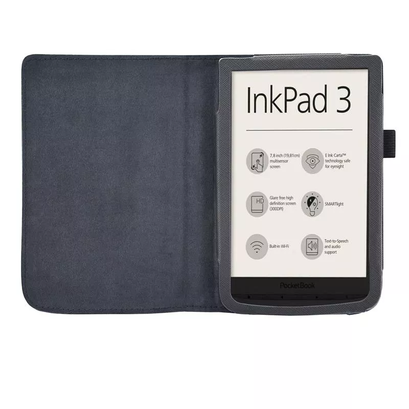 Чехол-книга BeCover Slimbook для PocketBook InkPad 3 740 Black 703732, фото №4
