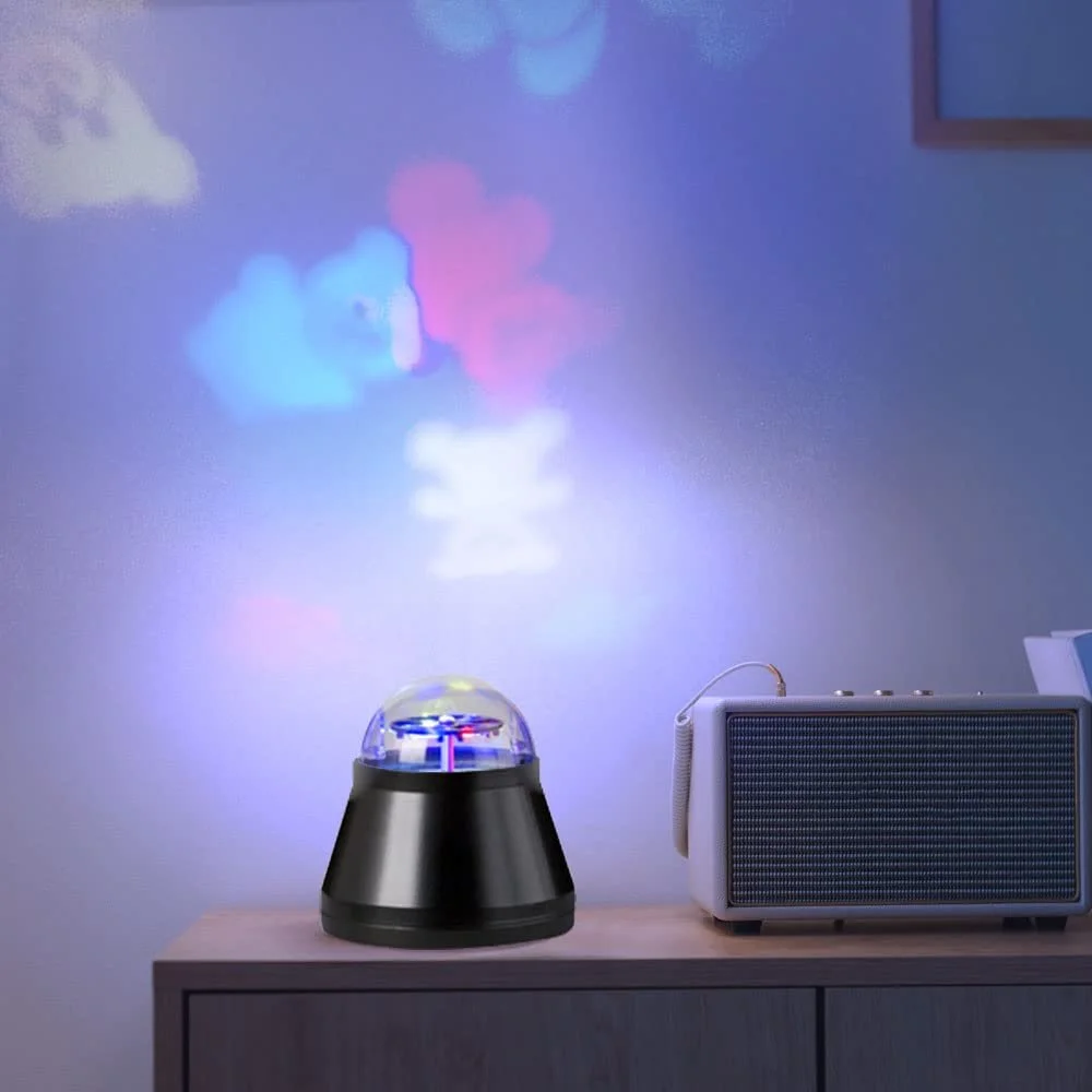 Настільна лампа etc-shop Дитяча з ведмедиками Кольорова проекційна світлодіодна Чорна 1x LED 4 Вт 10 x 10.5 см Набір з 2 шт., фото №4