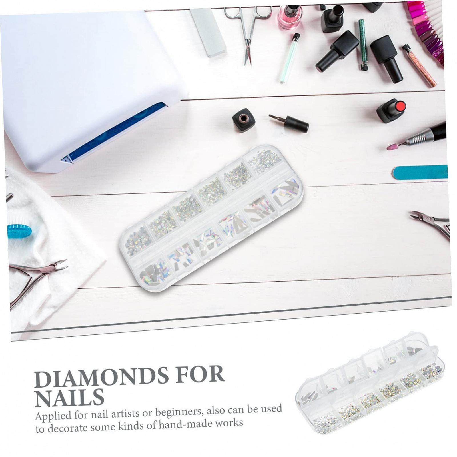 Стразы для ногтей FRCOLOR DIY, нерегулярные формы для украшения маникюра, фото №6