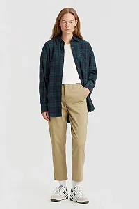 Женские брюки Levis - Essential Chino Unbasic Khaki Twill - 24 - Фото 1