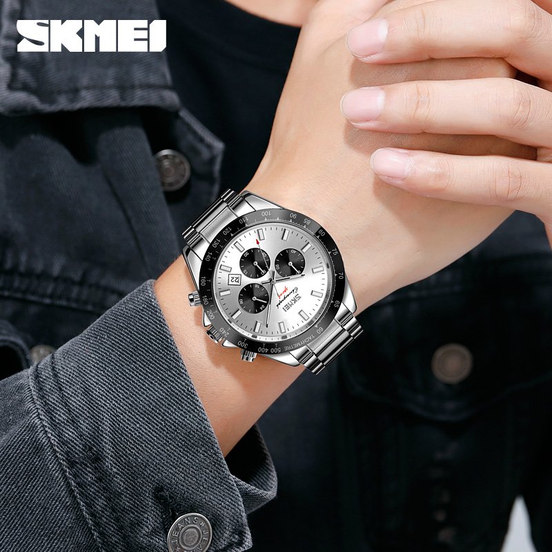 Годинник Skmei 9259SISI Silver-Silver, фото №3