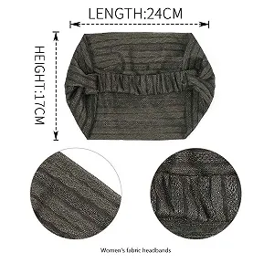 Повязка на голову Zoestar Широкая synthetic.ua - Фото 1