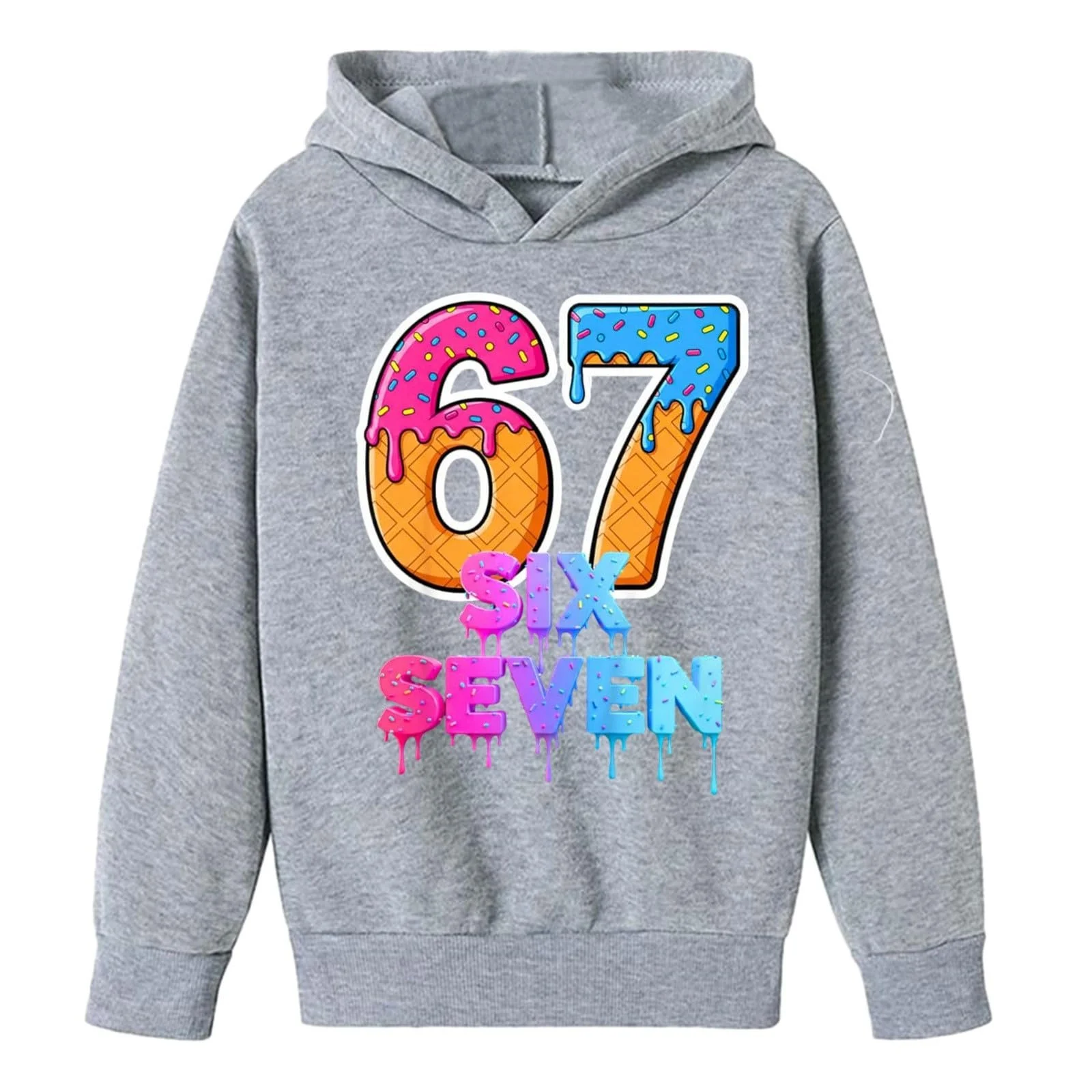 Толстовка Удобный Худи для девочки-подростка Теплый Повседневный Модный Спортивный Пуловер с капюшоном для мальчиков Уютный для школы и игр Толстовка с длинными рукавами, фото №4