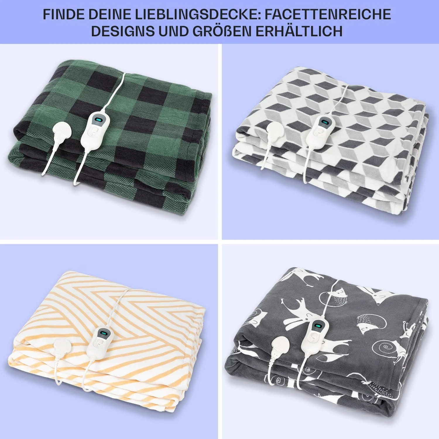 Електрична ковдра Klarstein XL 180 x 130 см, фото №7 Електрична ковдра Klarstein XL 180 x 130 см, фото №7