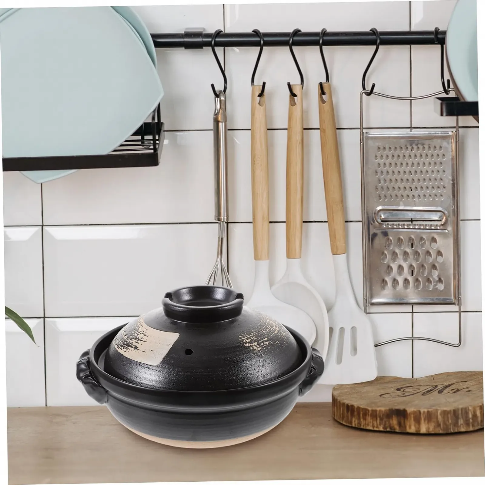 Кастрюля-жаровня IMIKEYA керамическая с крышкой 500 мл, фото №2