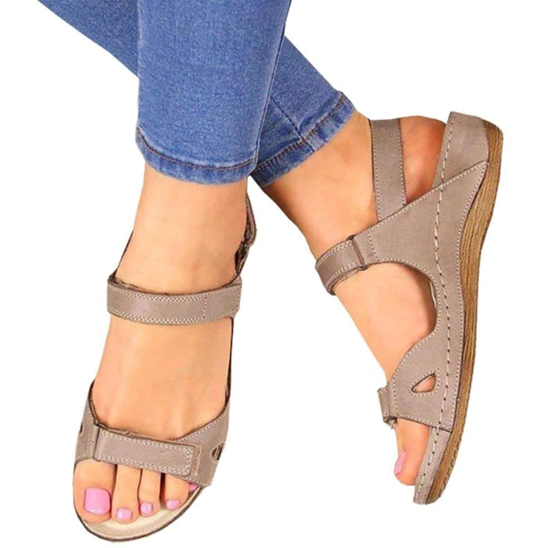 Женские открытые сандалии Высокого качества Ортопедические, фото №4