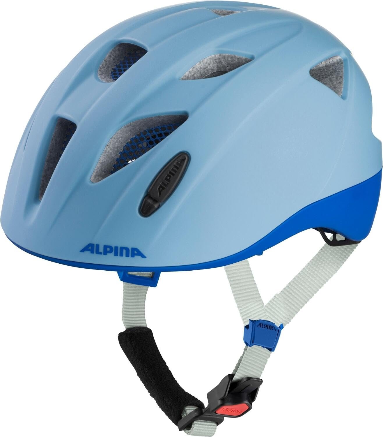 Шолом велосипедний ALPINA XIMO L.E. Унісекс Дитячий, Smoke-Blue Matt, 47-51 см, фото №1