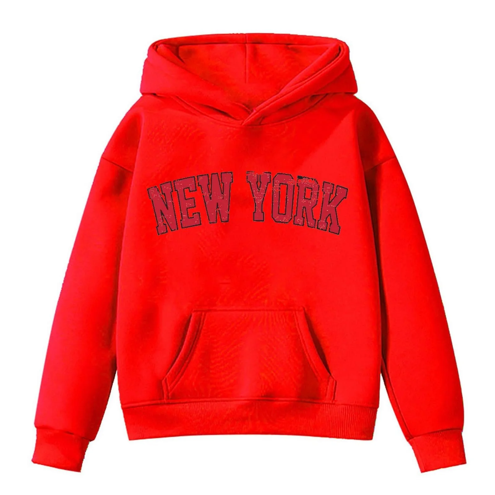 Худи Детский Толстовка для девочки Теплый свитшот с капюшоном для мальчика Длинный рукав Худи для девочки Повседневный теплый, фото №3