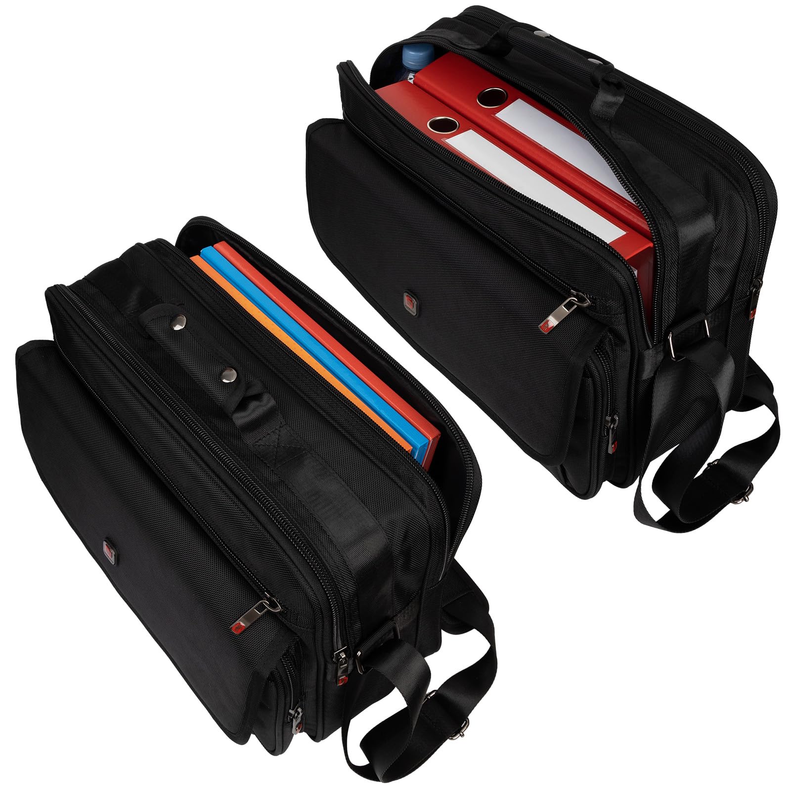 Сумка через плече EAAKIE Work Bag Flight Attendant XXL, чорна, фото №7