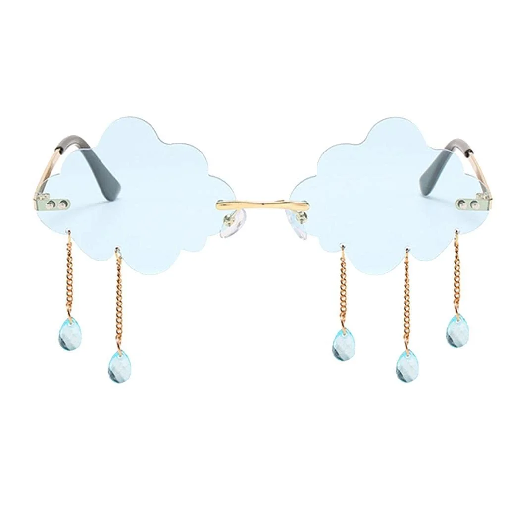 Солнцезащитные очки Colcolo Fashion UV400 без оправы, облако, фото №1