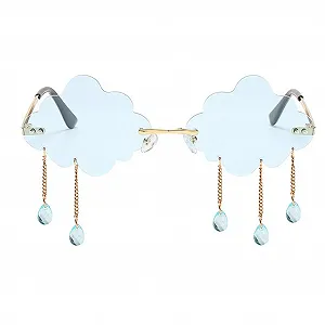 Сонцезахисні окуляри Colcolo Fashion UV400 без оправи, хмарка - Фото 1