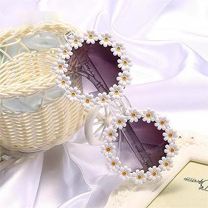 Сонцезахисні окуляри Doukesh Gänseblümchen Класичні Daisy круглі synthetic.ua - Фото 1