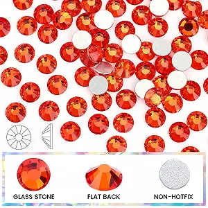 Стрази Novani Crystal Rhinestones Flatback, 1440 шт, скло, колір гіацинт synthetic.ua - Фото 1