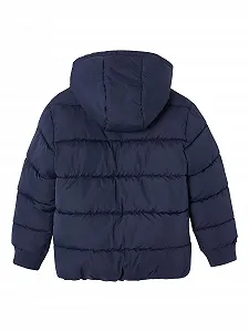 Куртка Vertbaudet стьобана у коледжському стилі з переробленого поліестеру для хлопчиків synthetic.ua - Фото 1