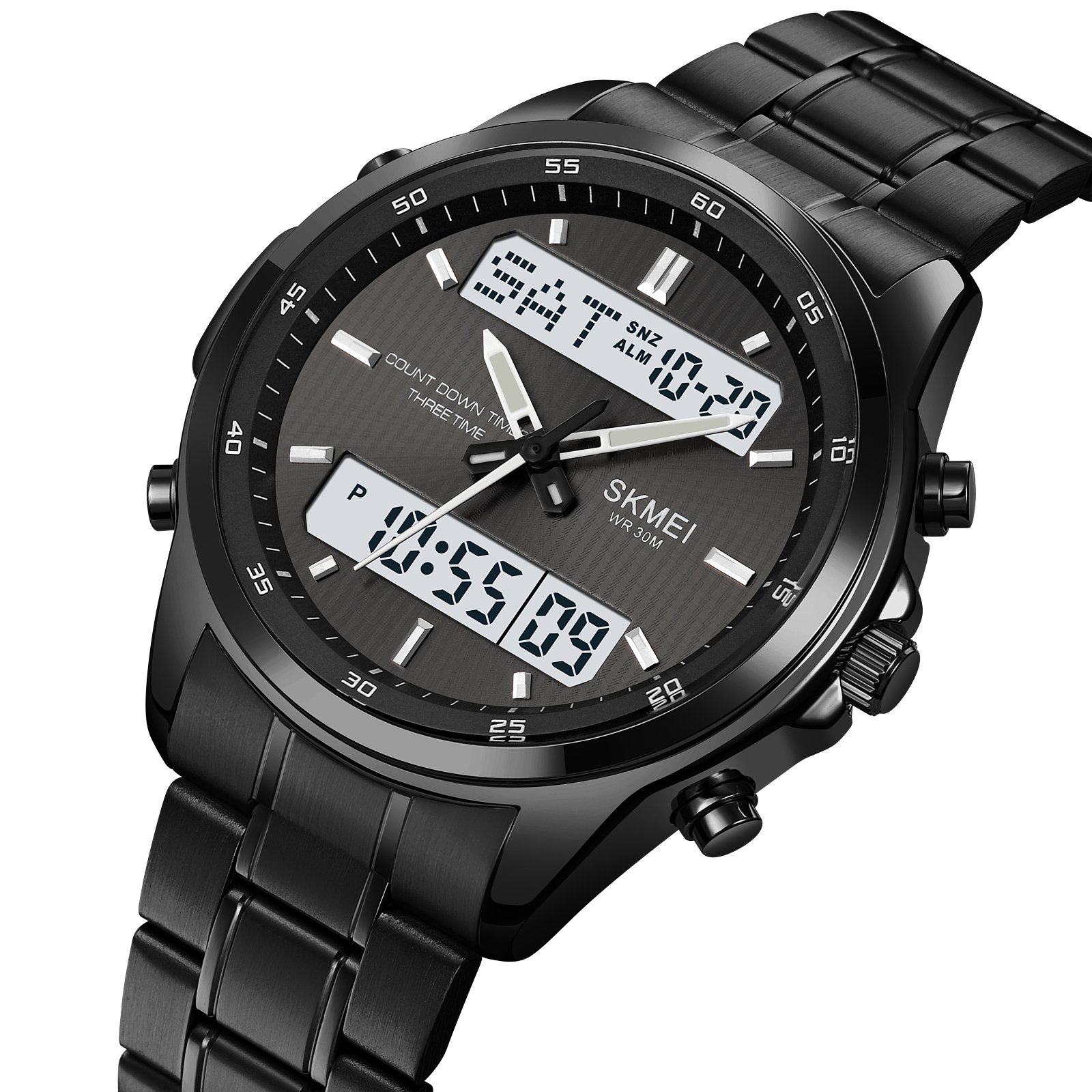 Годинник Skmei 2049BKWT Black-White, фото №2