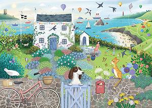 Пазл Ravensburger Coastal Cottage 12001104 1000 элементов 70 x 50 см - Фото 1