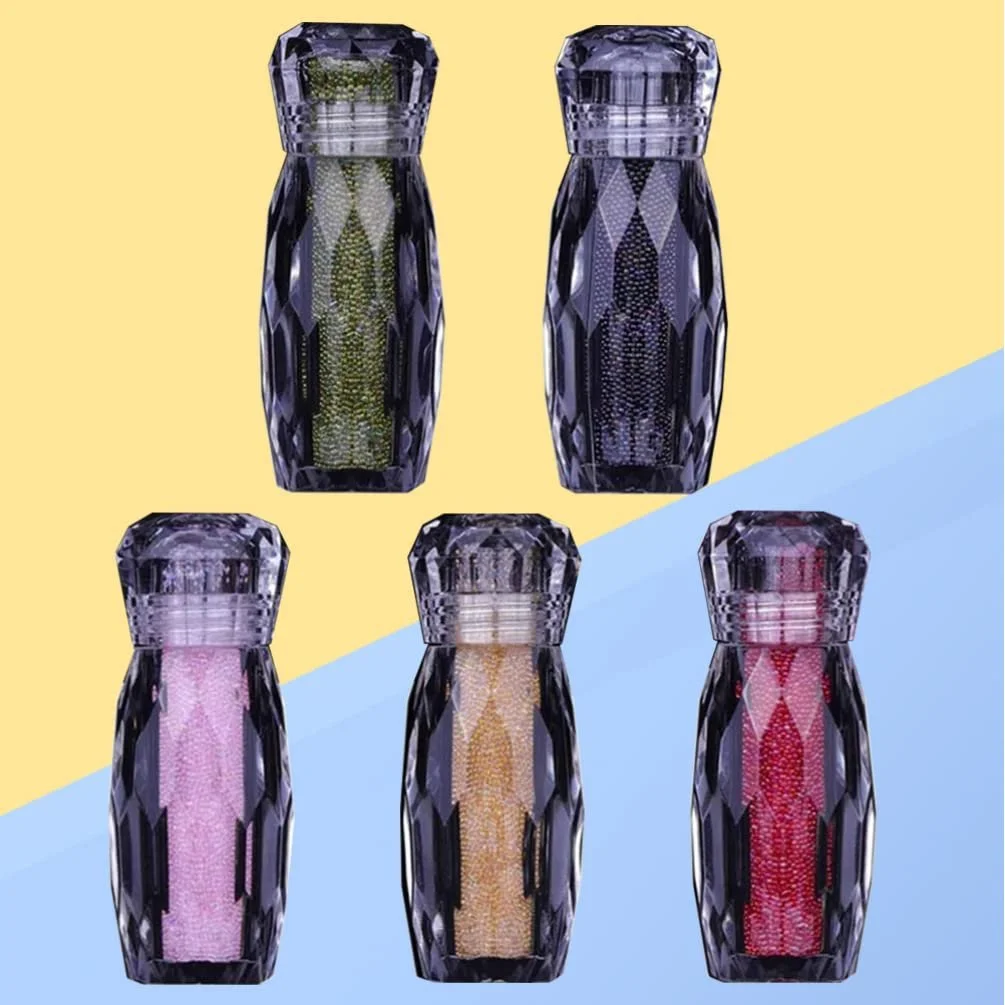 Икра для ногтей Mobestech 5 шт., Стразы для ногтей, Кристаллы Pixie, Разноцветные микро-икринки, Стеклянные бусины для ногтей, 3D украшения для женщин и девочек, фото №9