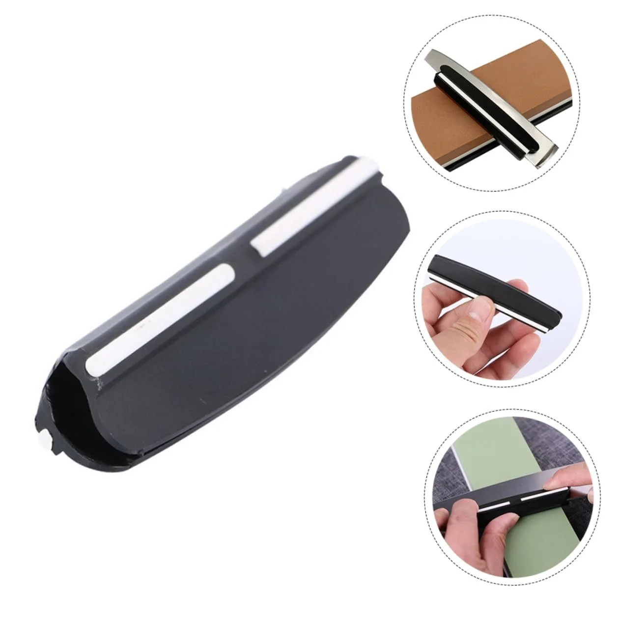 Направляющая для заточки ножей Tofficu ручная регулируемая пластиковая Black, фото №8