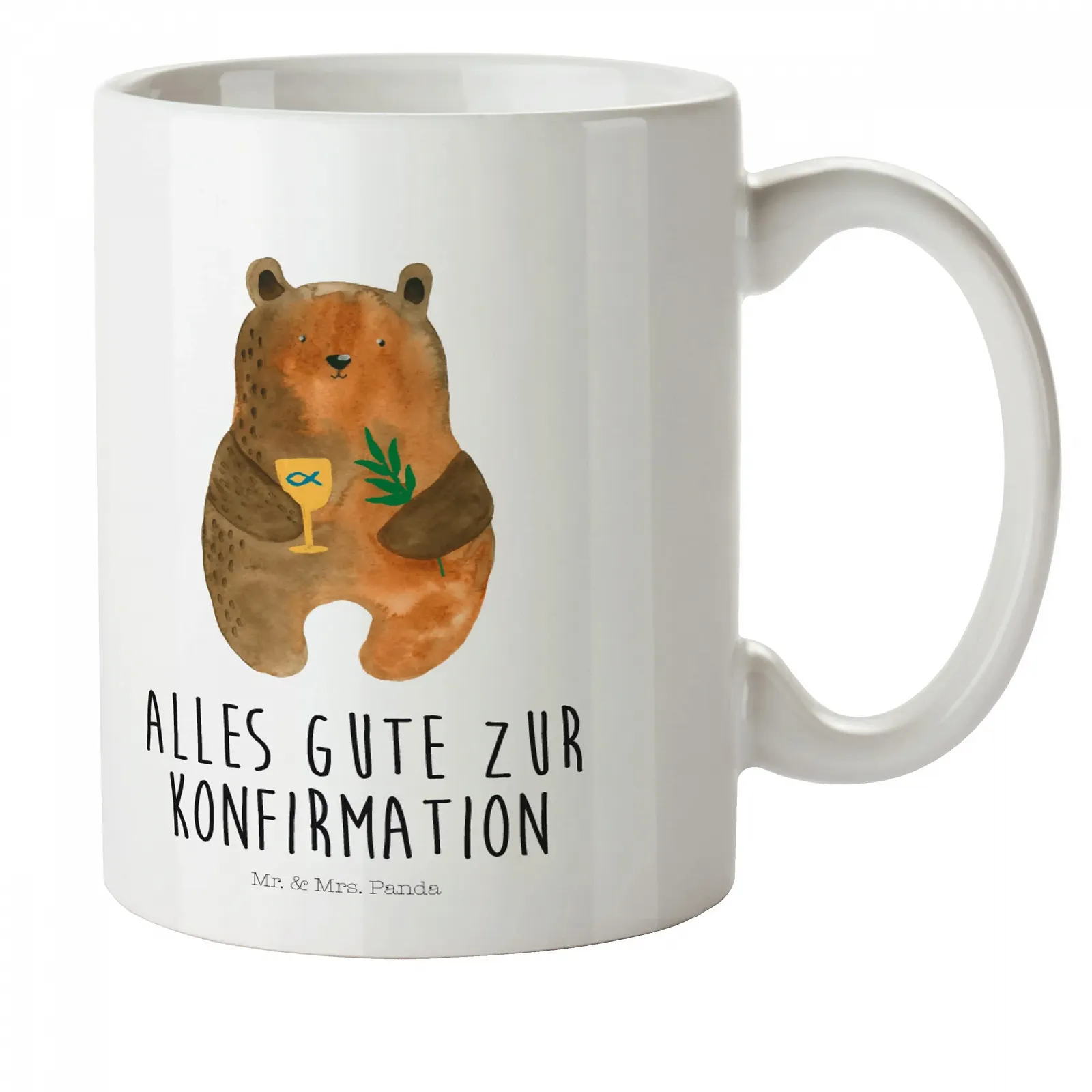 Детская Кружка Mr. & Mrs. Panda Медведь Подтверждение Подарок Детский Сад Кружка Плюшевый Медведь Евангелическая Дорожная Кружка Богослужение Церковь Дети, фото №1