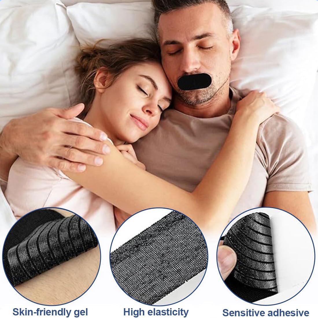 Пластирі від хропіння 20 шт. Шкірні, дихаючі матеріали, фото №3 Пластирі від хропіння 20 шт. Шкірні, дихаючі матеріали, фото №3