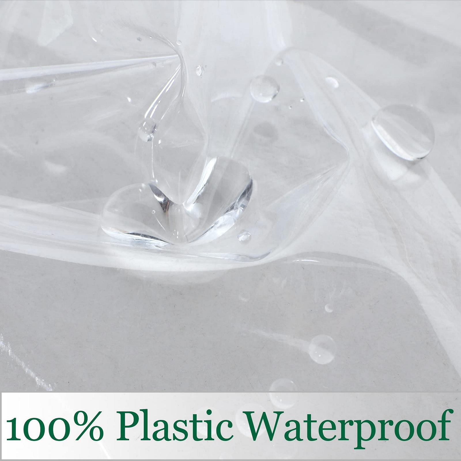 Скатертина Obstal Rectangular Vinyl PVC Waterproof Transparent, фото №4